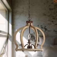 Shop Antique Farmhouse Rustic Wood Chandelier Distressed White 3 Light Hallway Lighting Overstock 31590271