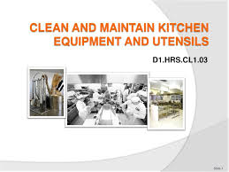 Home shop housewares kitchen utensils & food prep. Ppt Clean And Maintain Kitchen Equipment And Utensils Powerpoint Presentation Id 1645088