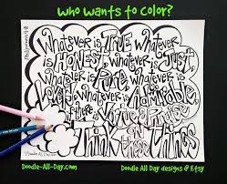 Cover your walls with artwork and trending designs from independent artists worldwide. Philippians 4 8 Scripture Coloring