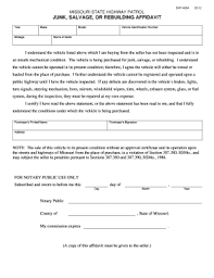 missouri gift affidavit form fill out