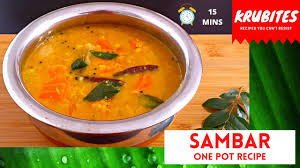 one pot sambar tamilnadu style in