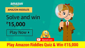 Fun easy riddles for kids with answers. Amazon Riddles Quiz Answer Win 15 000 6 Winners
