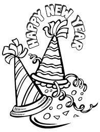 The new year is the day that marks the time of the beginning of a new calendar year, and is the day on which the year count of the specific calendar used is incremented. New Years Coloring Page