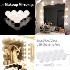 Led Makeup Vanity Lights Usb Powered Hollywood Mirror Christmas Teen Dan S Collectibles And More