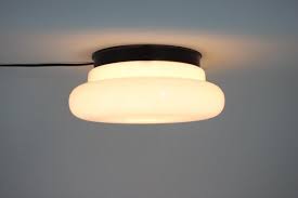 Mid Century Flushmount Ceiling Lamp