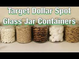 Target Dollar Spot Glass Jar Containers