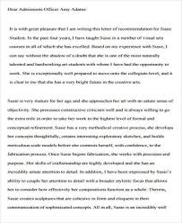 A letter that expresses a strong vote of support, as well as highlights a student's impressive academic and personal strengths , can have a powerful effect on that student's chances of admission. 40 Recommendation Letter Format Templates Free Premium Templates