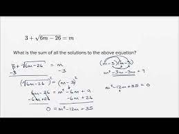 Radical And Rational Equations