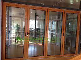 Wooden Frame Sliding Glass Doors