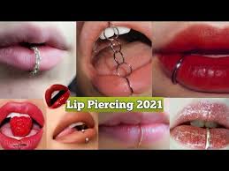 lip piercing lip ring lip pierced all