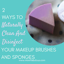 your makeup brushes and sponges