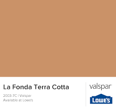 La Fonda Terra Cotta From Valspar Paint Color Chart