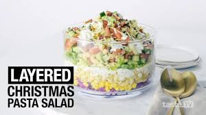 Christmas pasta, christmas pasta sauce, whole grain pasta with pancetta, olives, kale and cherry tomatoes, etc. Your Christmas Isn T Complete Without This Show Stopping Salad Taste Com Au Youtube