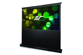 floor rising electric projection screen