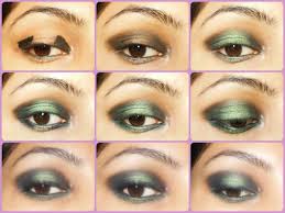 eye makeup tutorial gothic green