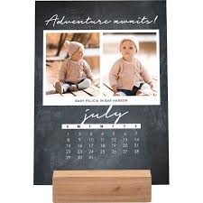 Inspirational Quote 5x7 Personalized 12 Month Photo Desk
