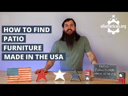 American Made Patio Furniture Brands