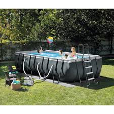 xtr rectangular frame swimming pool set