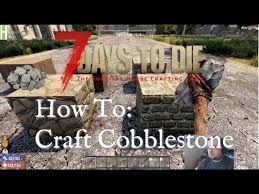 7 days to how2 craft cobblestone