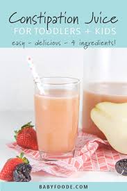homemade constipation juice for