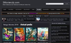 Watching these free movies online does not require a subscription, a rental fee or a purchase of any kind. Movierulz Download Telugu Bollywood Hollywood Movies Online