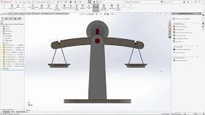 toy balance scales solidworks tutorial