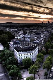 Paris Aerial View From Triumphal Arch
