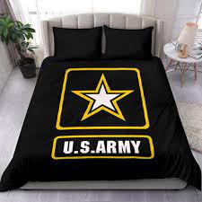 Pillow Covers Usa Army Bedding Set