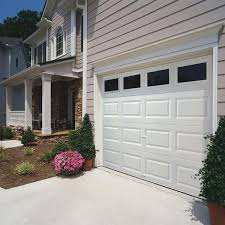 Clopay Classic Collection 8 Ft X 7 Ft Non Insulated White Garage Door With Plain Windows