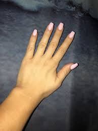 Here we have acrylic coffin nails with light pink and purple ombre. Short Coffin Acrylic Nails Baby Pink Novocom Top