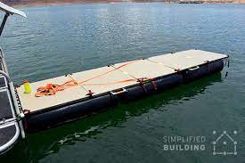 diy portable floating dock simplified