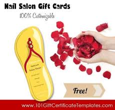 Each gift certificate template is free and can be downloaded instantly with no need to register. Nail Salon Gift Certificates Free Nail Salon Gift Certificates Customize Online