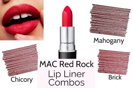 red mac lipstick and lip liner combinations