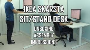We have sit stand desks available in different sizes, materials and colours. Ikea Skarsta Bekant Alternative Sit Stand Desk Unboxing Assembly Impressions Youtube