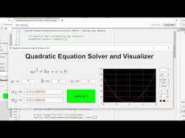 Matlab Apps Quadratic Equation Solver