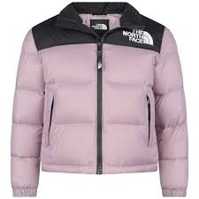 The North Face Girls Youth Retro Nuptse Lilac Down Jacket
