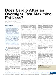 overnight fast maximize fat loss