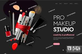 web page design template for makeup