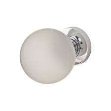 jedo frosted ball glass door knob