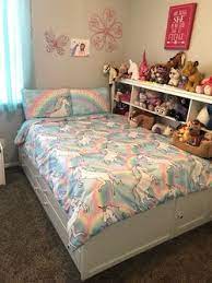 girls justice unicorn bedding set full