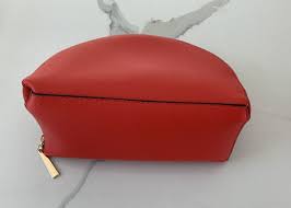 elizabeth arden red white makeup bag