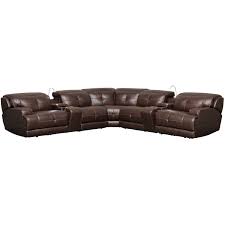 milo leather 7pc p2 reclining sectional