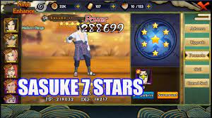 Sasuke 7 stars | Ultimate Ninja Ninja King - YouTube