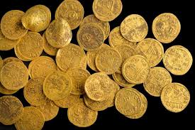 gold coins found hidden in wall shed