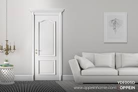White Lacquer European Wooden Interior Door