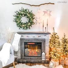 Cozy Scandinavian Fireplace