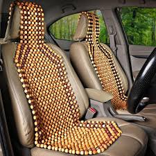 Voila Wooden Beads Seat Cover For Car