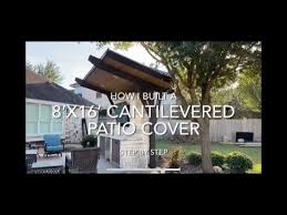 Post Patio Cover Cantilevered Design