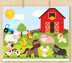 Download farm animal images and photos. Farm Animals Premium Vector Svg Clipart By Myclipartstore