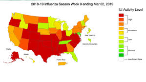 21 States Report Highest Level Of Flu Activity The Weather